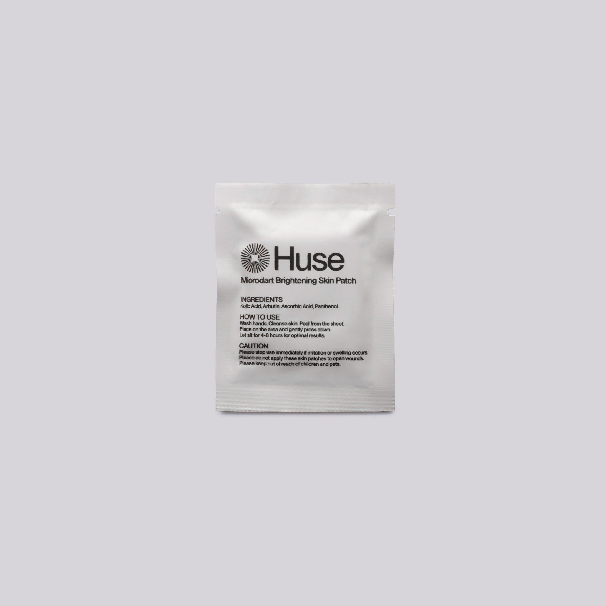 Huse microdart acne patch with powerful combination of kojic acid, arbutin, and ascorbic acid (Vitamin C). Best for acne scarring, hyperpigmentation, and balancing the skin’s complexion.
