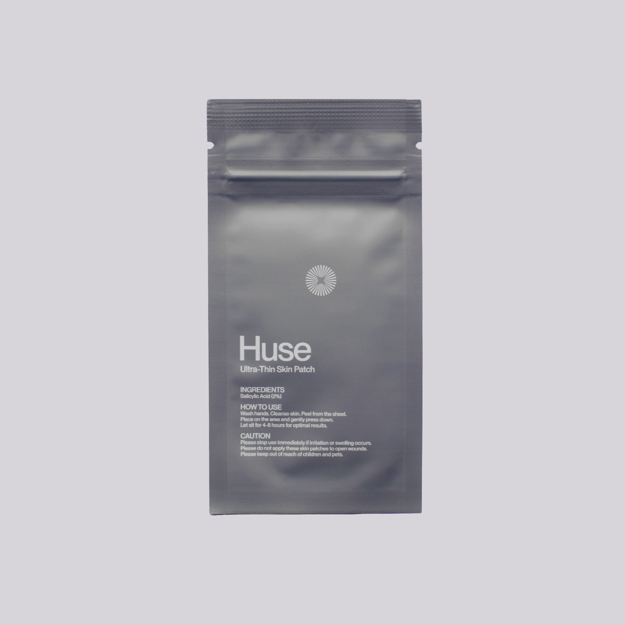 Huse Ultra-Thin Pimple Patch. Best for day wear for acne-prone skin, cystic acne, forehead texture, or small bumps on the skin.